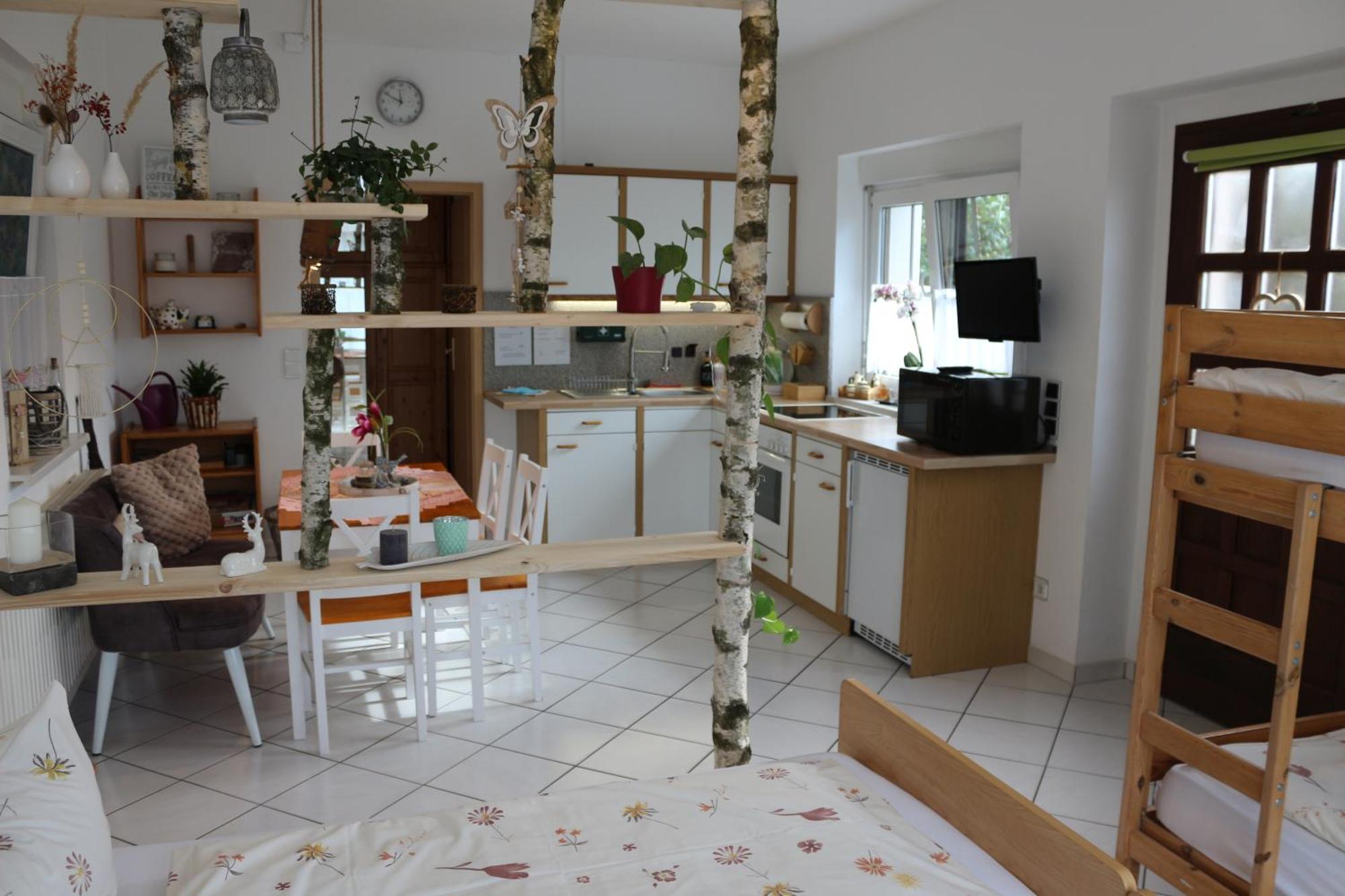 Ferienwohnung Brunow "In Der Natur Zuhause" Neundorf  Ruang foto